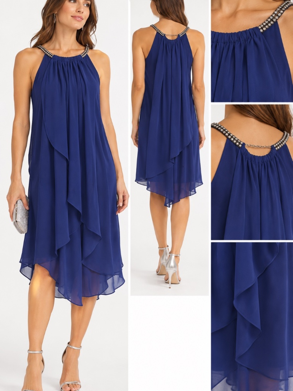SLNY New Iris Cocktail Dress size 8